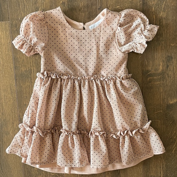 Nanette Lepore Other - Nanette Lepore Pink Dress with Black Dots